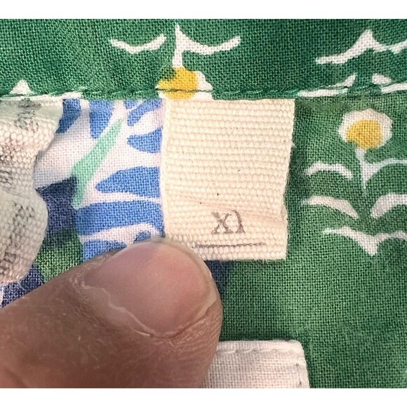 Printfresh Anthropologie Print Fresh Women Pajama Set Sz XL Jade Tiger Queen - Picture 5 of 16